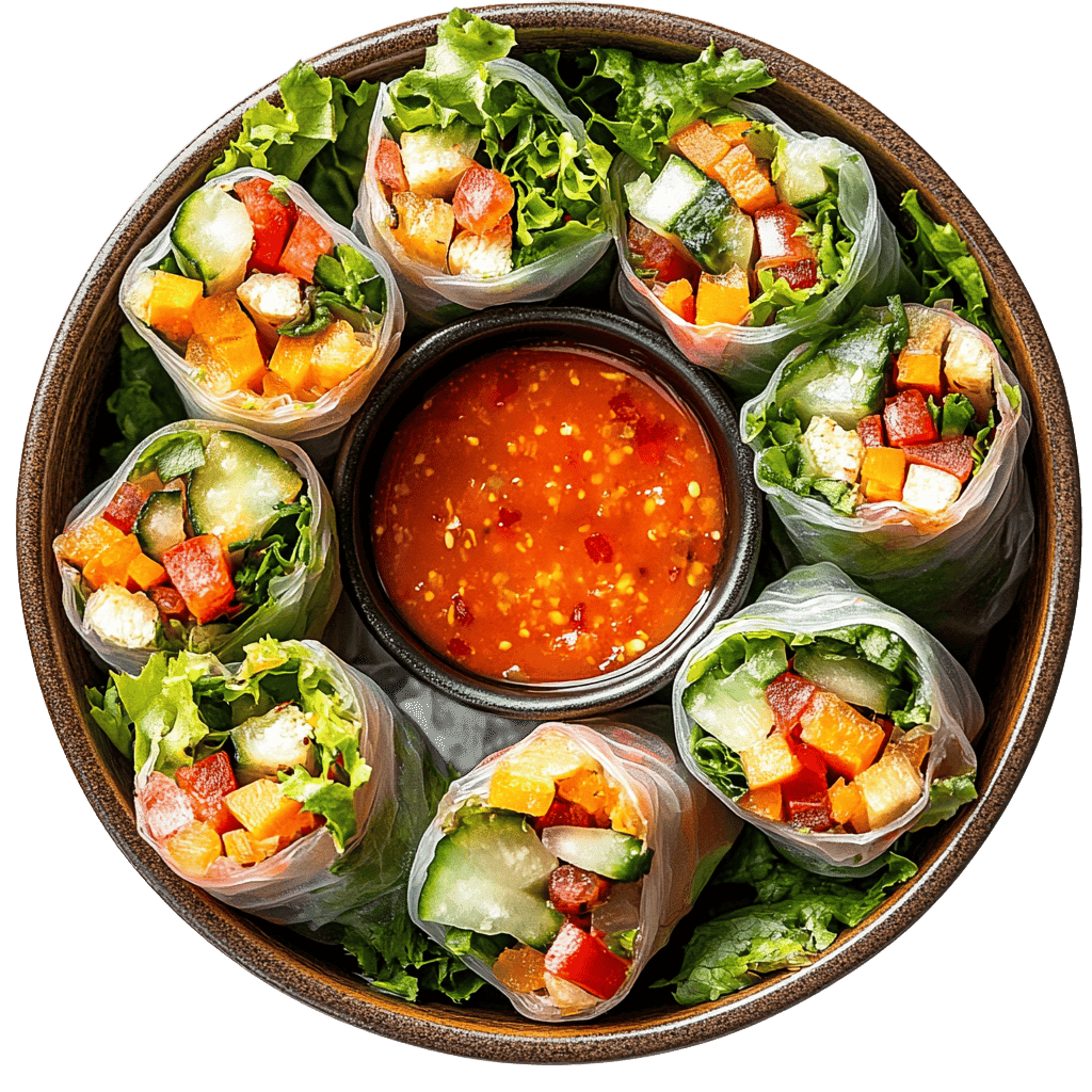 veggie spring rolls snacks foodtruck düsseldorf